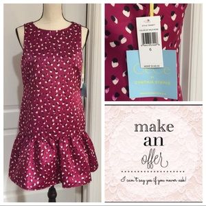 Cynthia Steffe Drop Waist Plum Dress